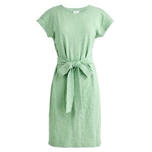 J Crew Short Sleeve Tie Waist Tee Shirt Dress